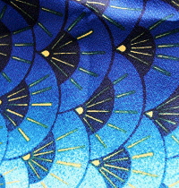 scale pattern blue
